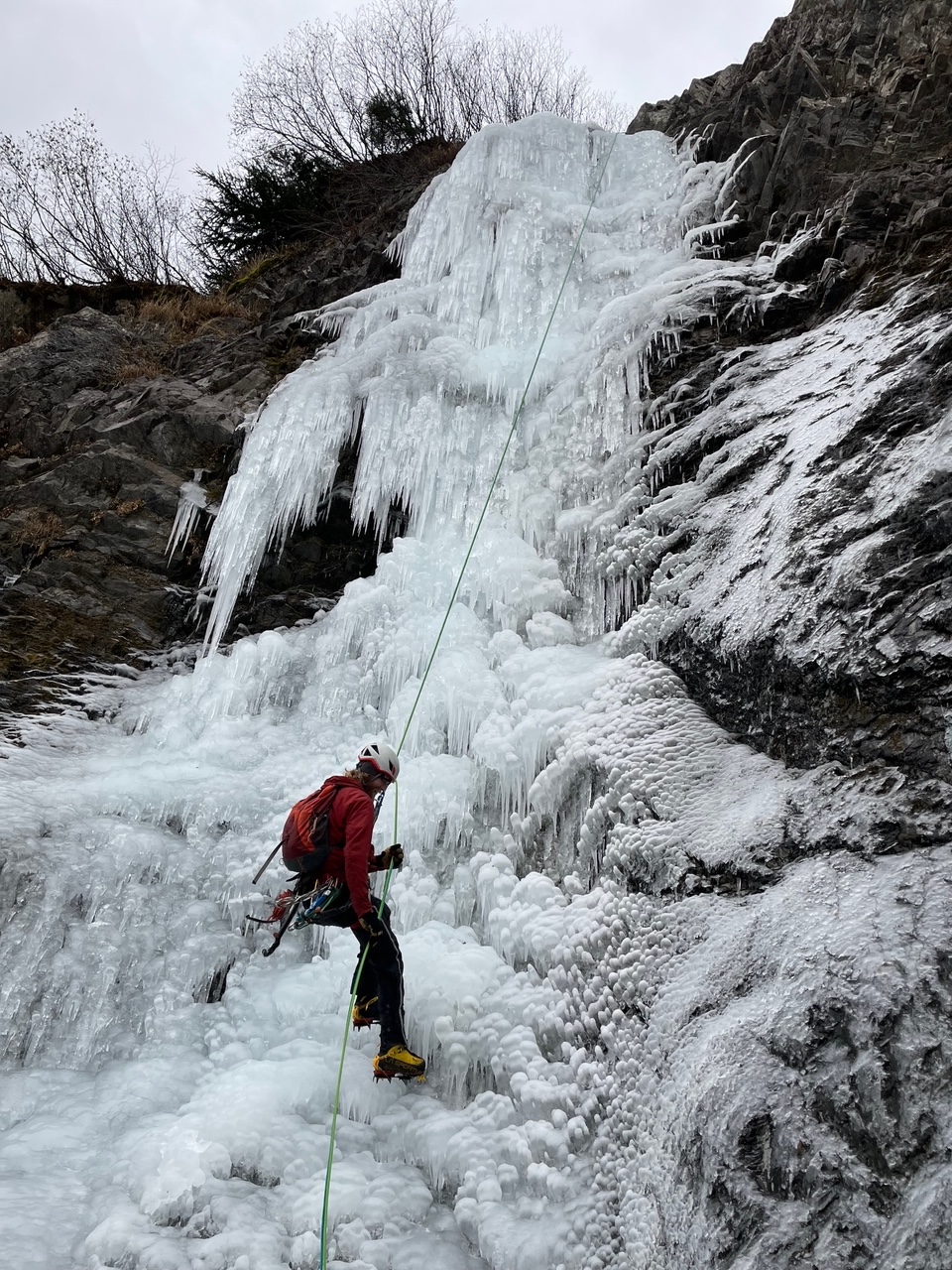 On descent of the Trail Lake climb. Photo: Paul Guzinski.